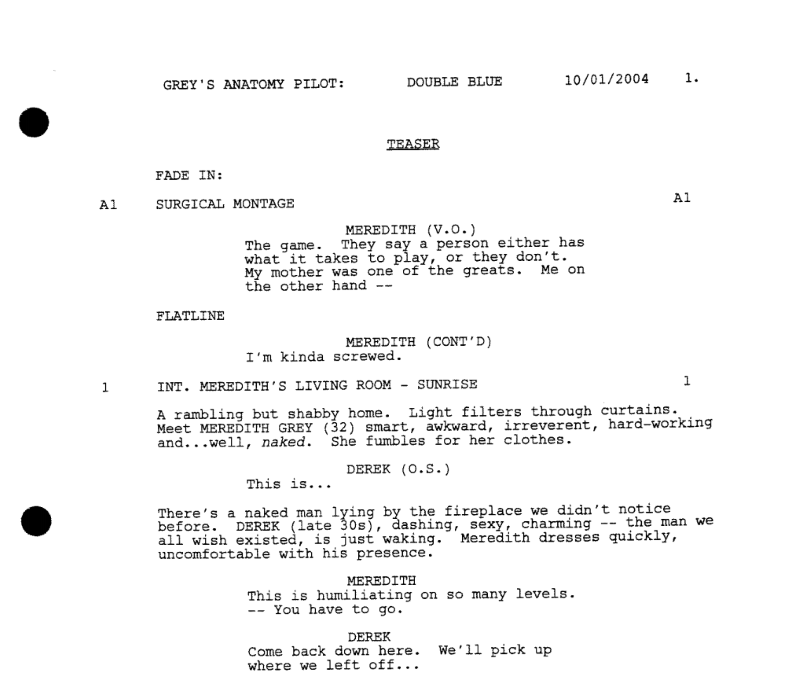 Tv Commercial Script Format Example