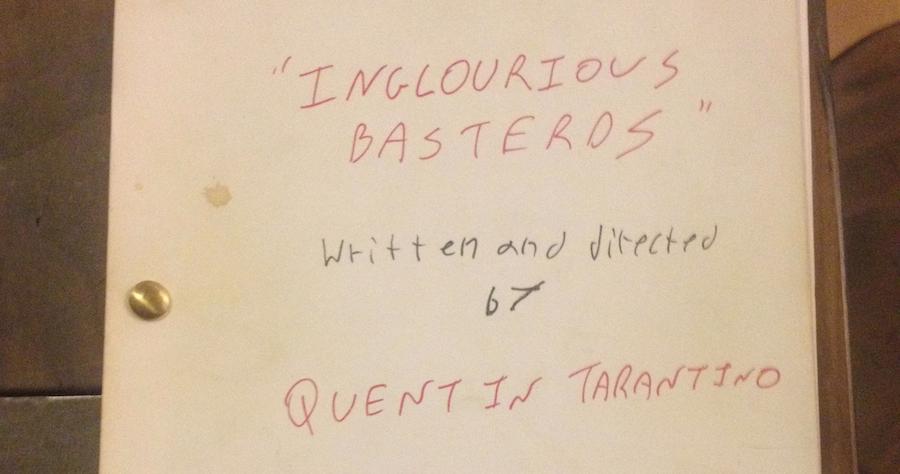 Original Draft Of Inglourious Basterds Screencraft