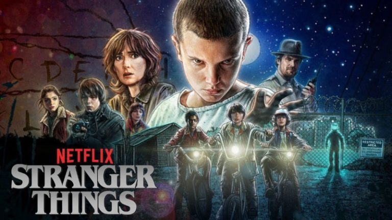 STRANGER THINGS - SEASONS 1, 2, 3 & 4 - TV SHOW POSTER SET