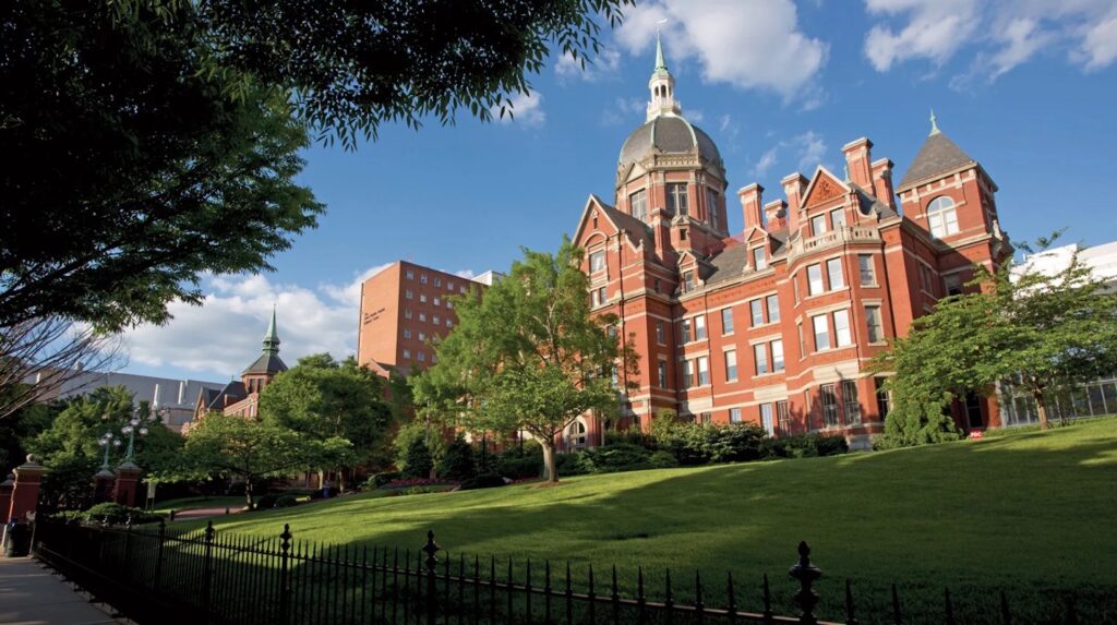 One of the buildings at Johns Hopkins, How ScreenCraft Sci-Fi Competition Winner Is Navigating the Future of His Screenwriting Career