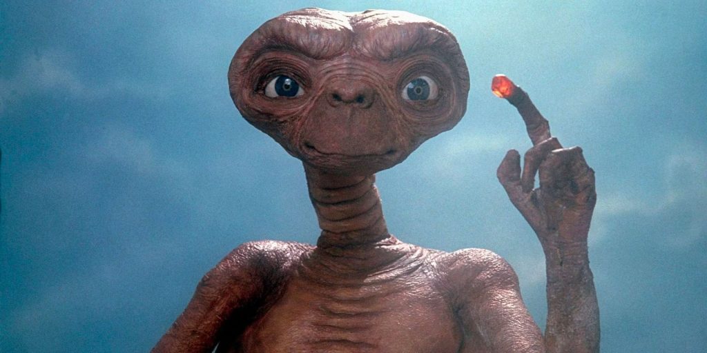 The alien in 'E.T. the Extra-Terrestrial' (1982)