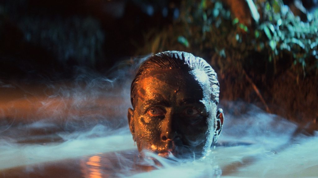 U.S. Army Captain Benjamin L. Willard (Martin Sheen) emerging from the waters in 'Apocalypse Now'